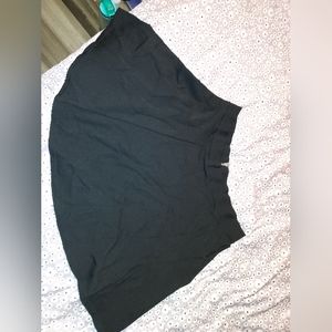 H&M large flowy black skirt